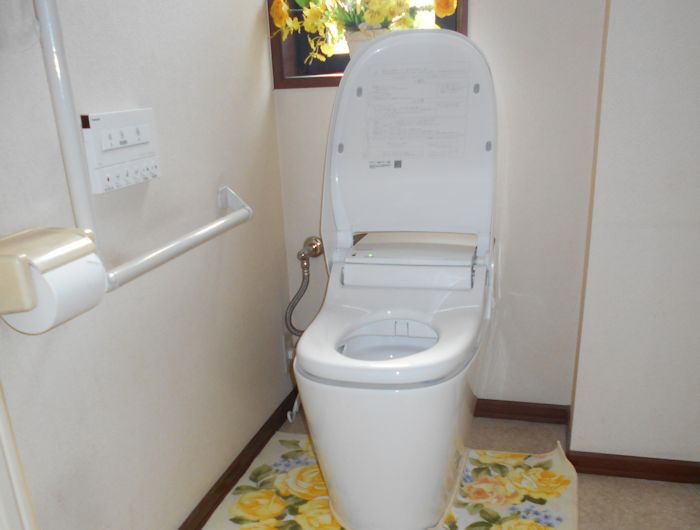 H様邸　アラウーノトイレ設置→旧便器を作業場トイレに移設＆リフォーム