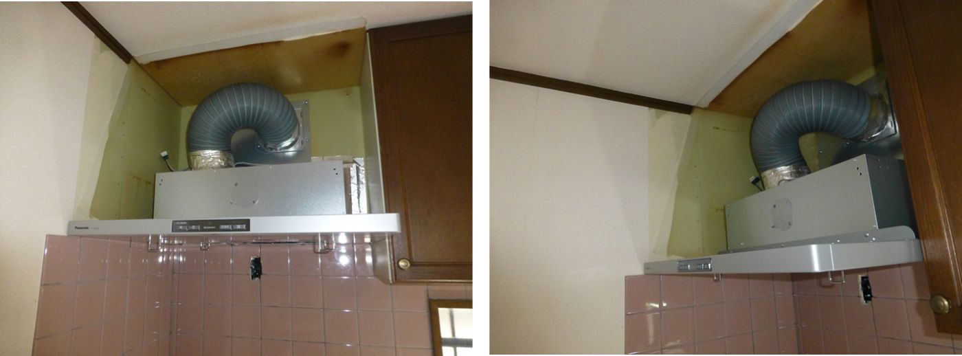 OI様邸 フラット型レンジフードへ交換｜施工事例｜マノデンキ（有限会社間野電気商会）