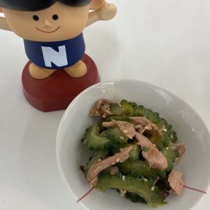 もう一品ほしい時にも大活躍‼️Bistroレンジで『やみつきゴーヤ』