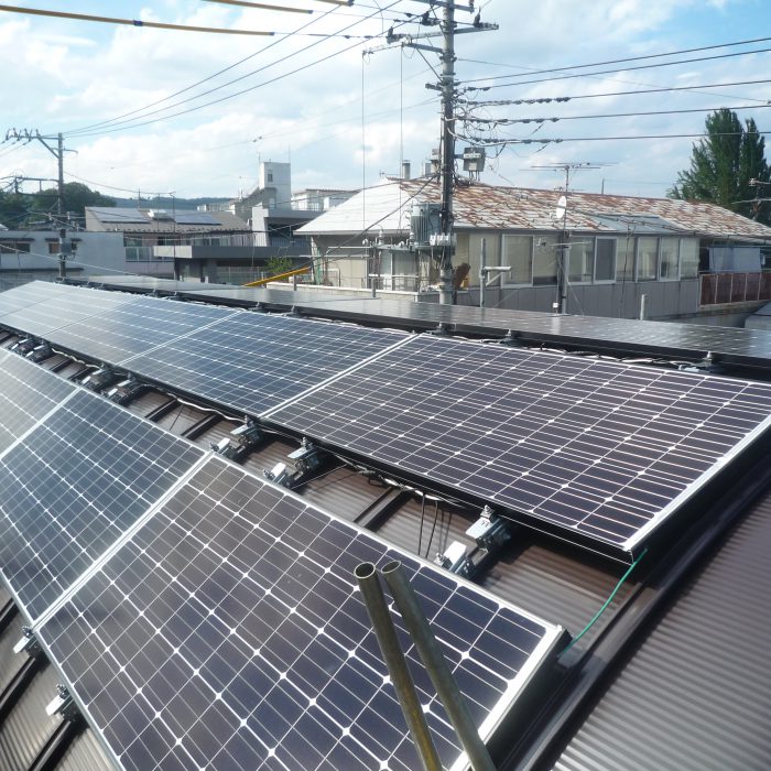 太陽光発電取付工事④