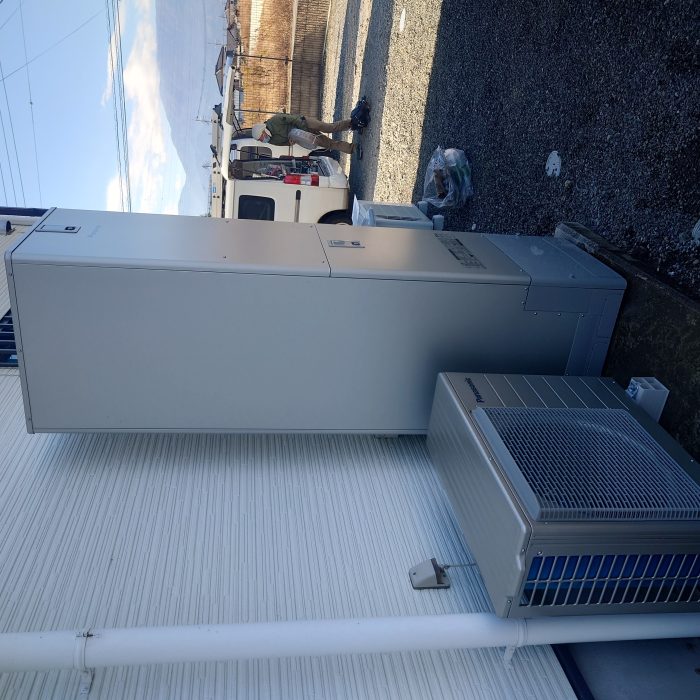 昭和町　K様邸　エコキュート設置