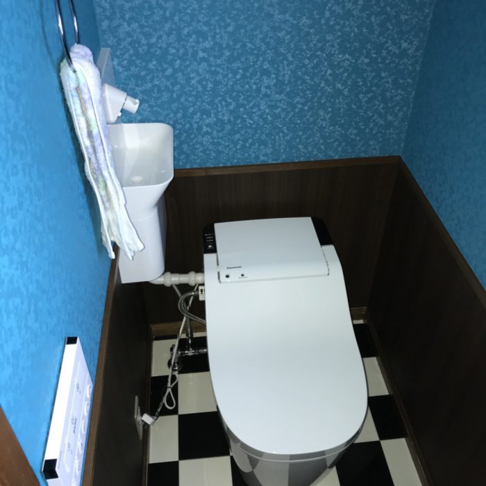 トイレ リフォーム 各種 施工事例 S Linkクロス パナハートクロス