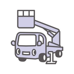 ご安全に！アンテナ交換など、高所での作業もお任せください！